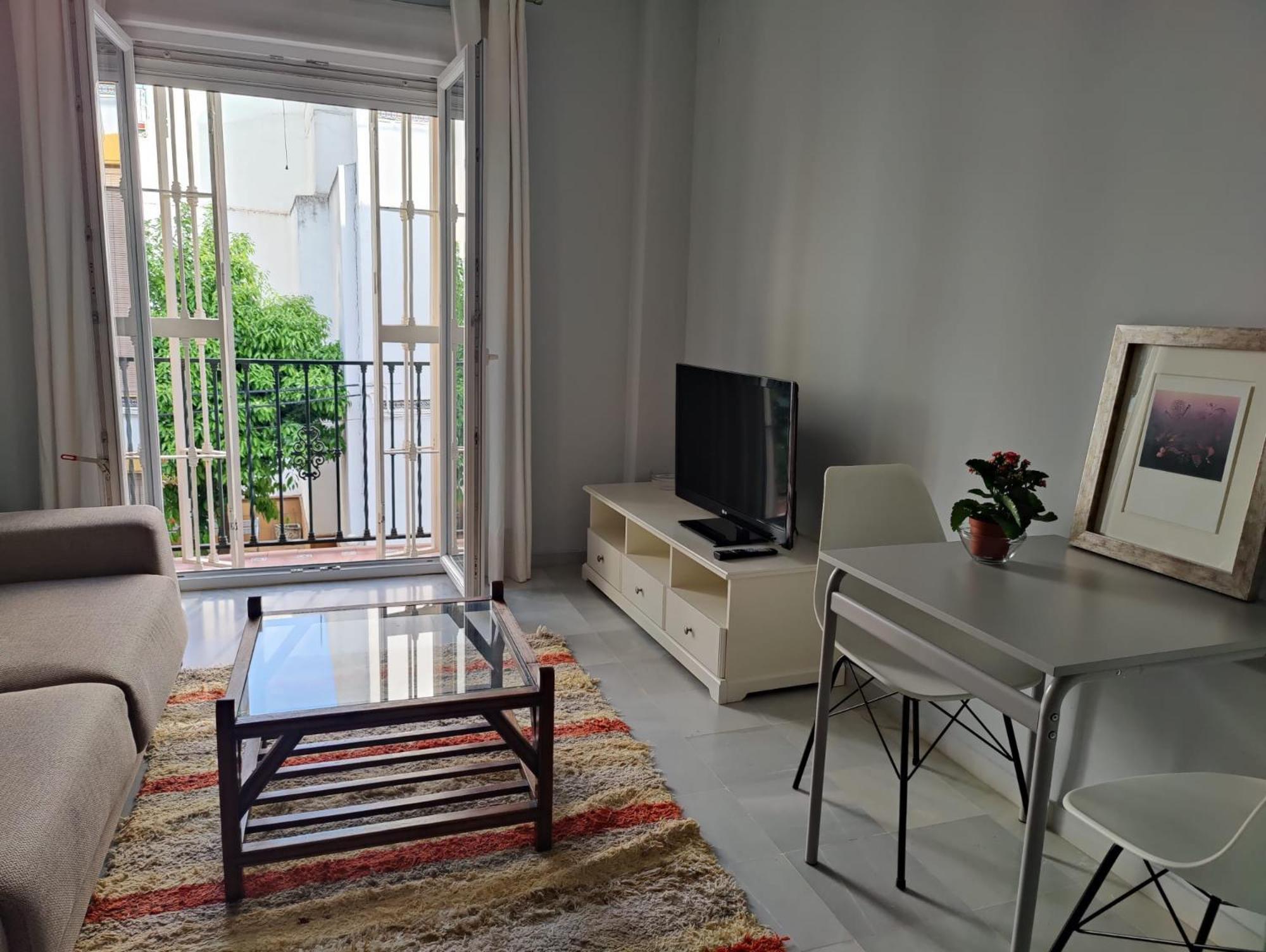 Luminoso Apartamento Exterior Con Balcon Y Patio En Centro Historico Feria-Alameda Sevilla Eksteriør billede