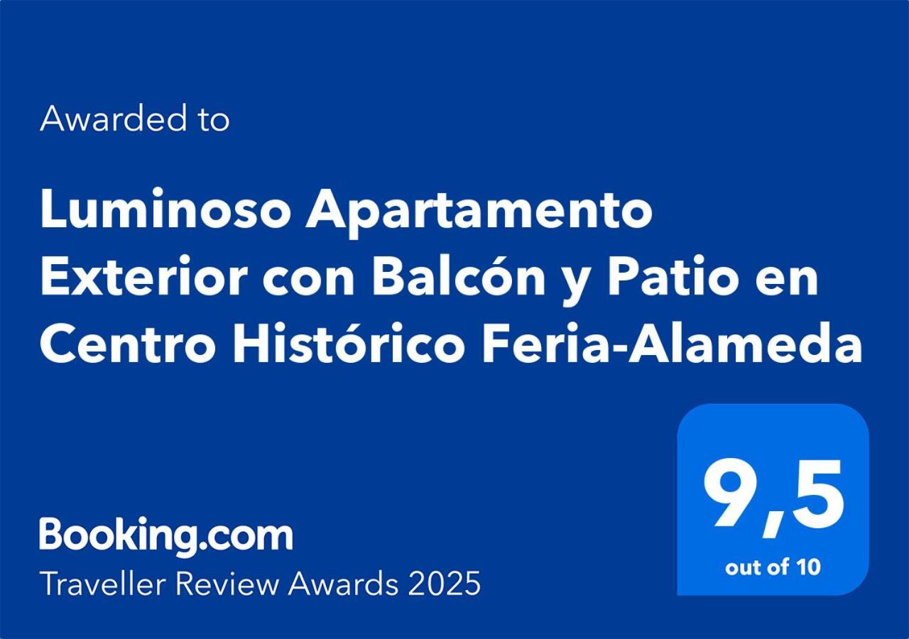 Luminoso Apartamento Exterior Con Balcon Y Patio En Centro Historico Feria-Alameda Sevilla Eksteriør billede